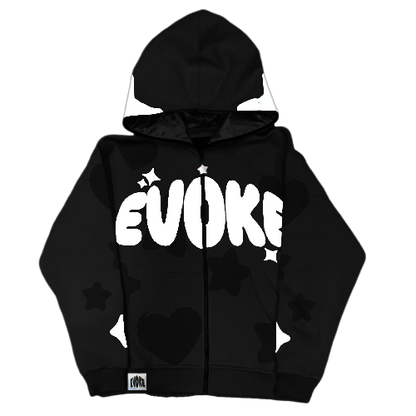 Black EvokeGlobal Star FullZip