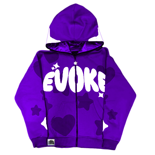 Purple EvokeGlobal Star FullZip